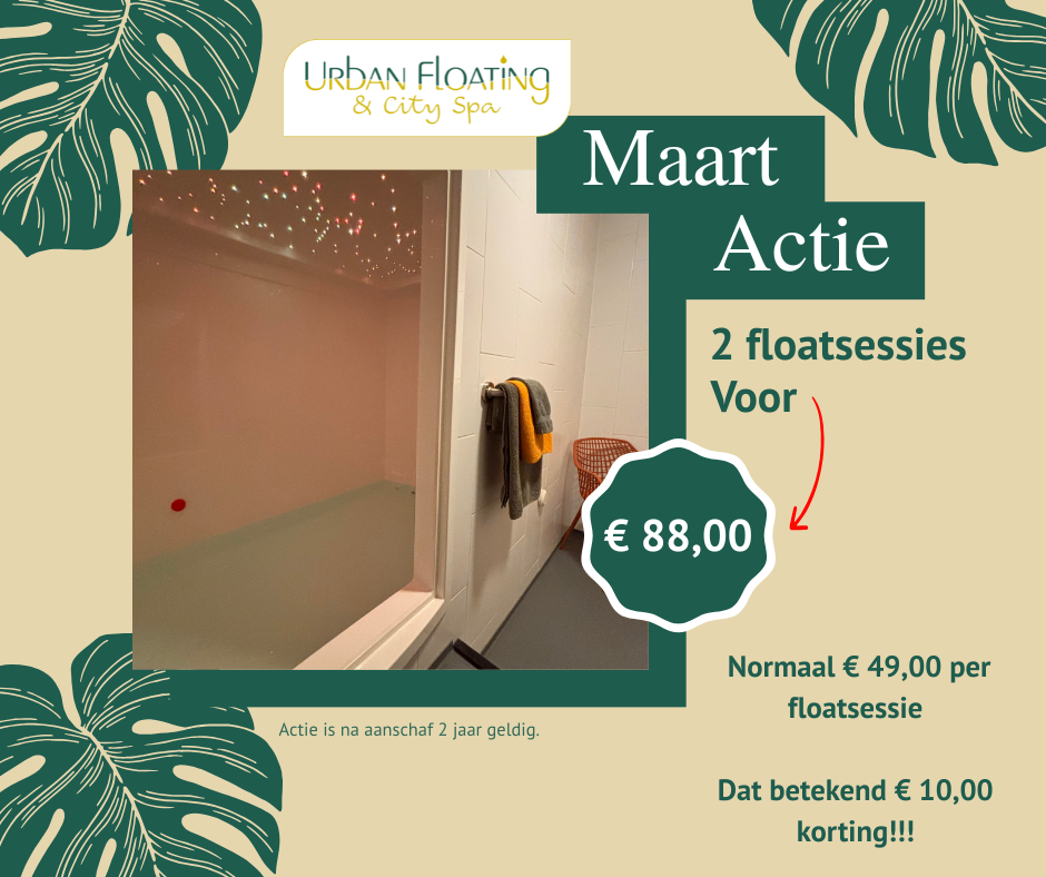 Maart Actie - 2 Floatsessies