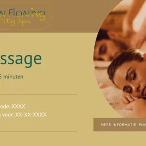 Heerlijke relaxte massage voor ontspanning en sportmassages bij Urban Floating & City Spa Alkmaar.