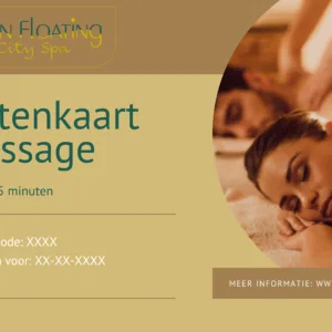 Heerlijke relaxte massage voor ontspanning en sportmassages bij Urban Floating & City Spa Alkmaar.