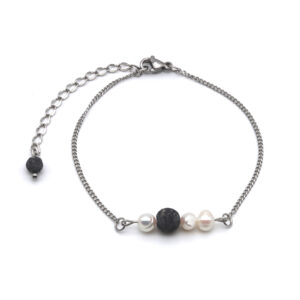 0012-parel/lava armband