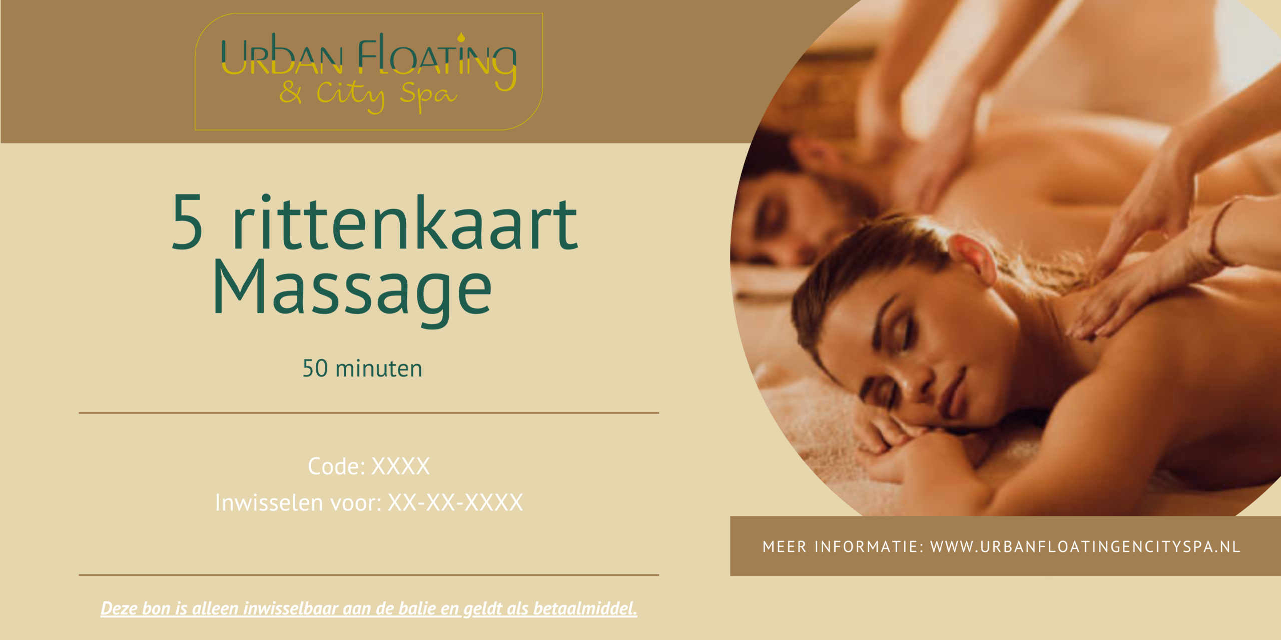 5 Rittenkaart Massage (50 min)